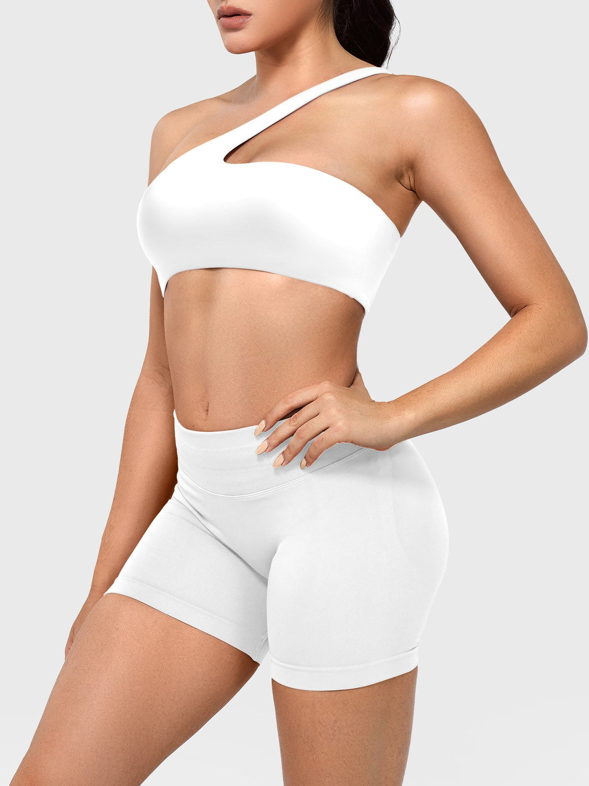 Monathic LuxFlow One-Shoulder Performance Sports Bra