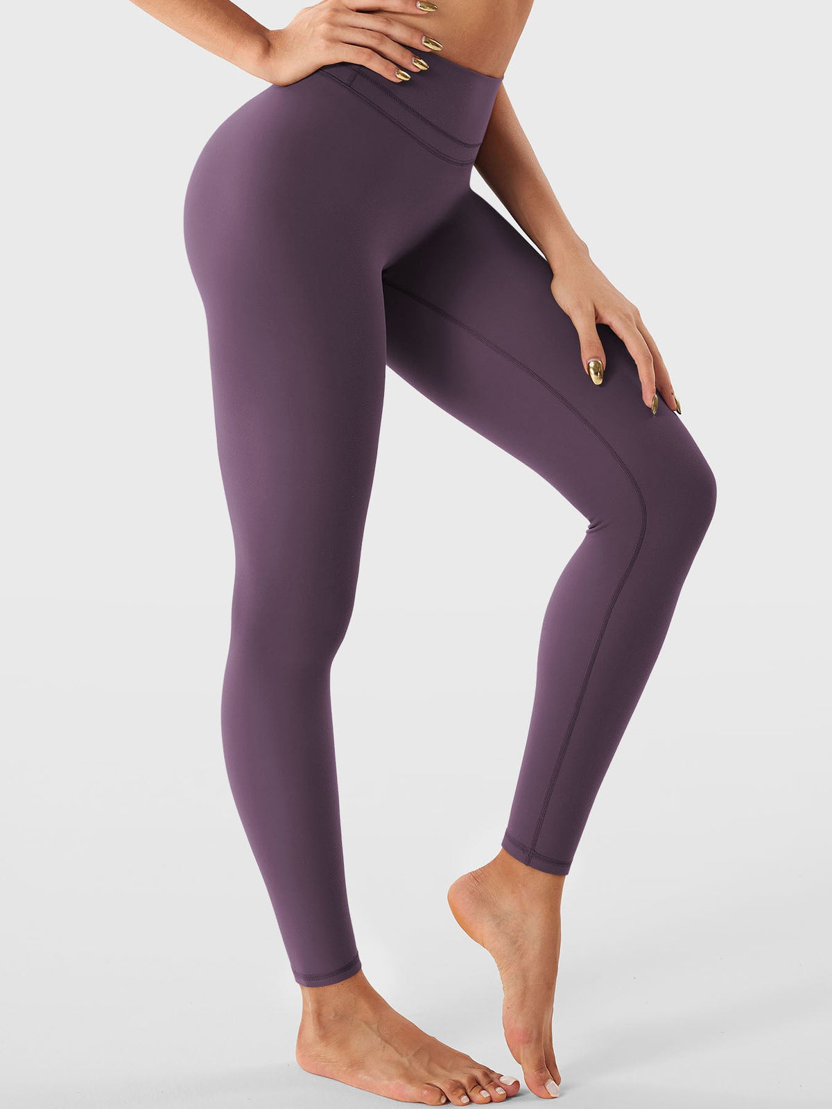 Seamless High-Waisted Flattering-Fit Leggings