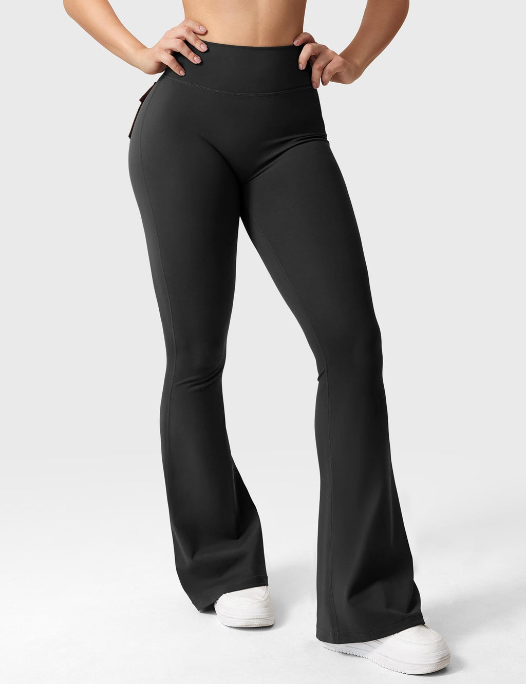 Brittany Flared Leggings with Functional Pockets