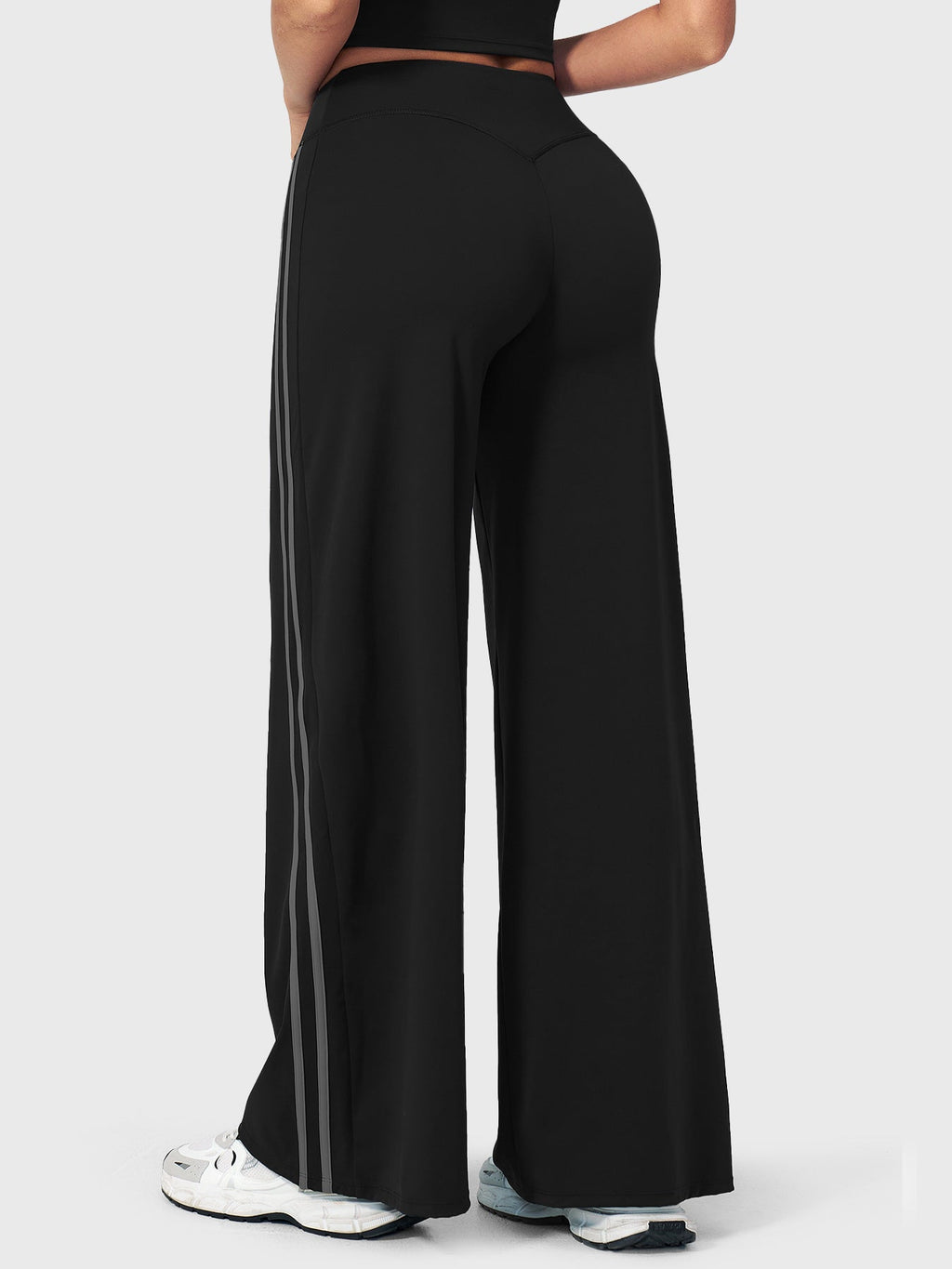 Ease Stylish Side-Stripe Straight-Leg Leggings