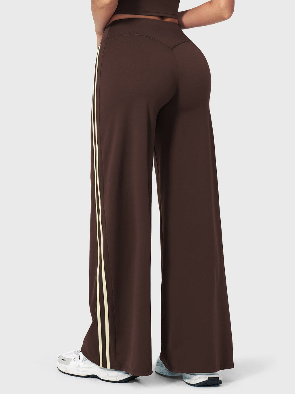Ease Stylish Side-Stripe Straight-Leg Leggings