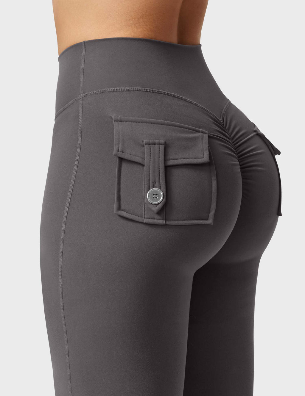 Brittany Flared Leggings with Functional Pockets