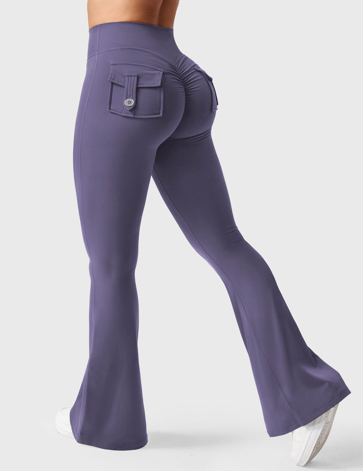 Brittany Flared Leggings with Functional Pockets