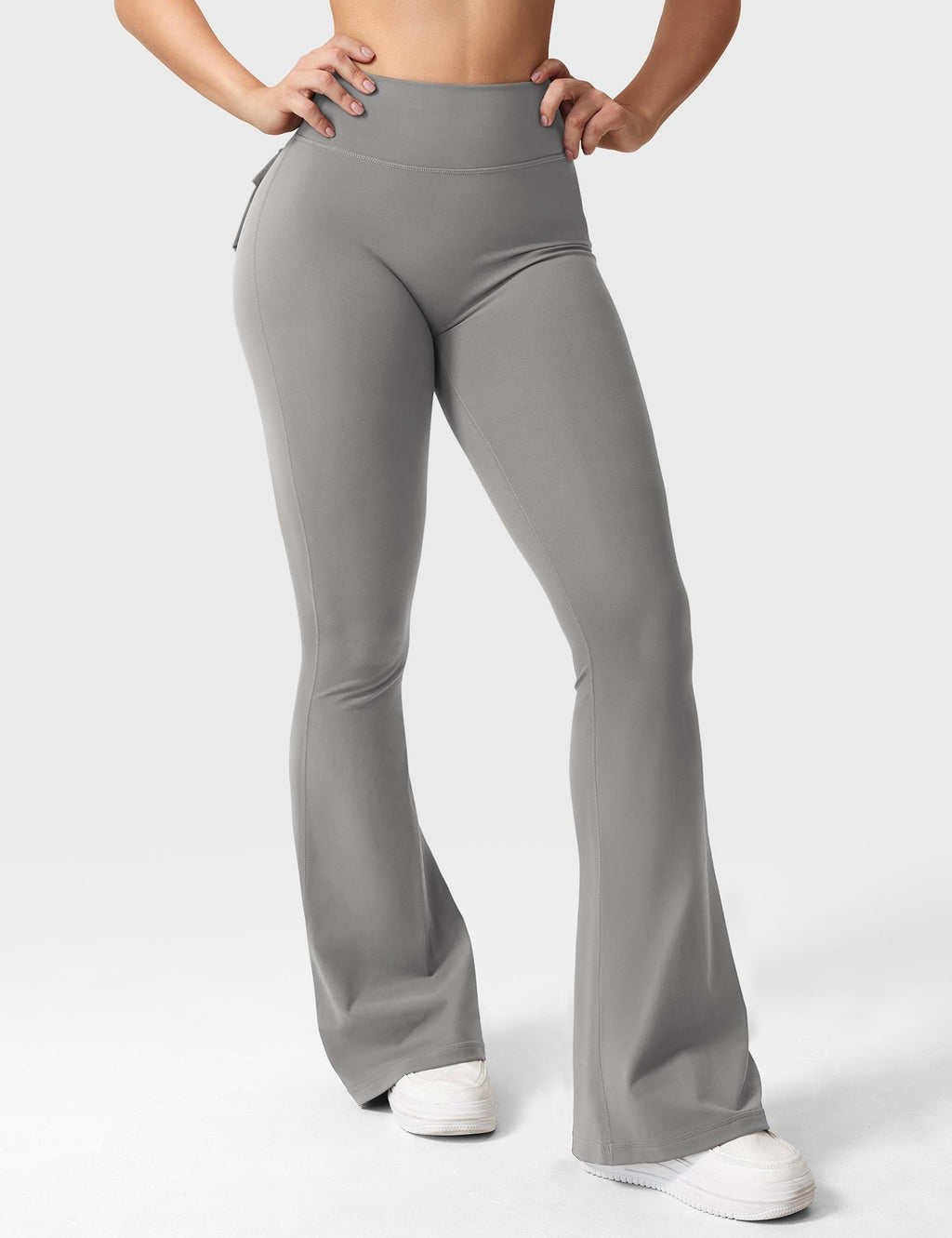 Brittany Flared Leggings with Functional Pockets