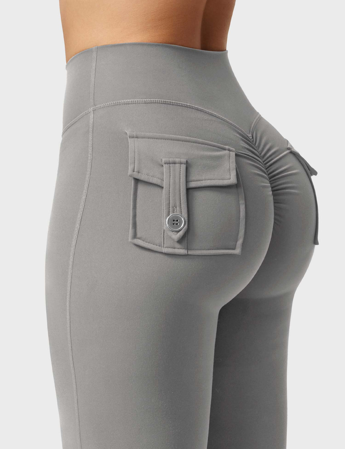 Brittany Flared Leggings with Functional Pockets