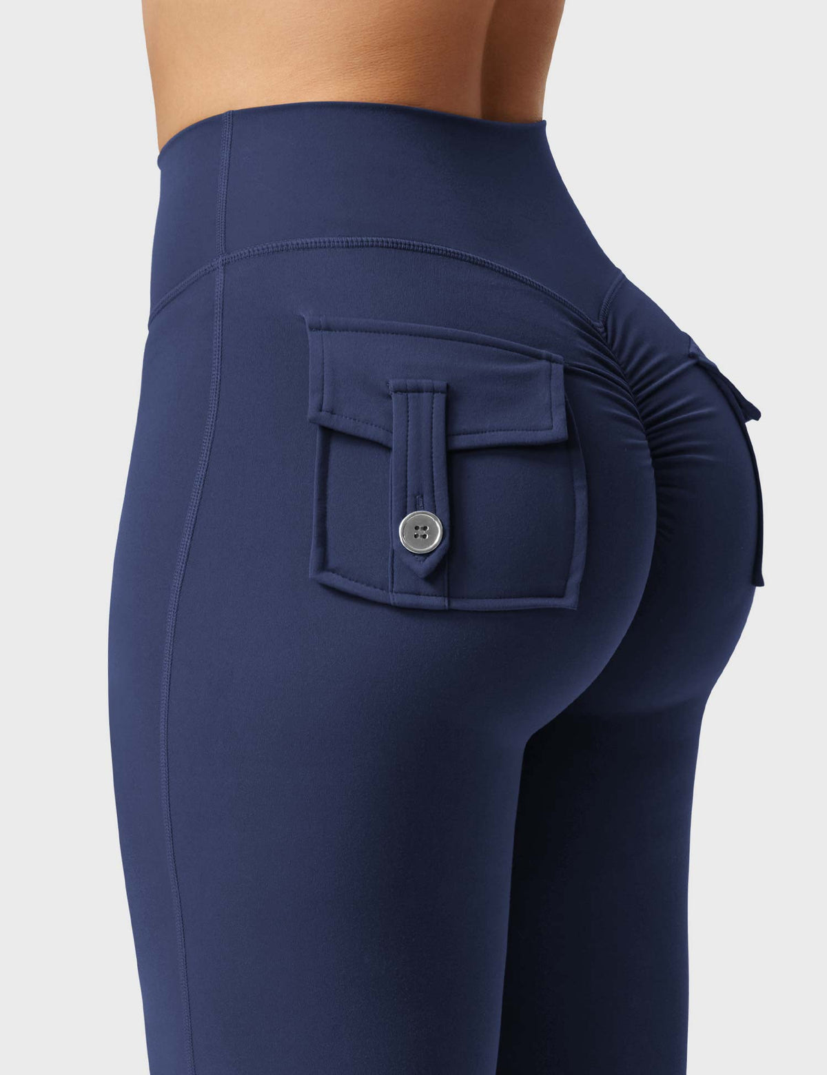 Brittany Flared Leggings with Functional Pockets