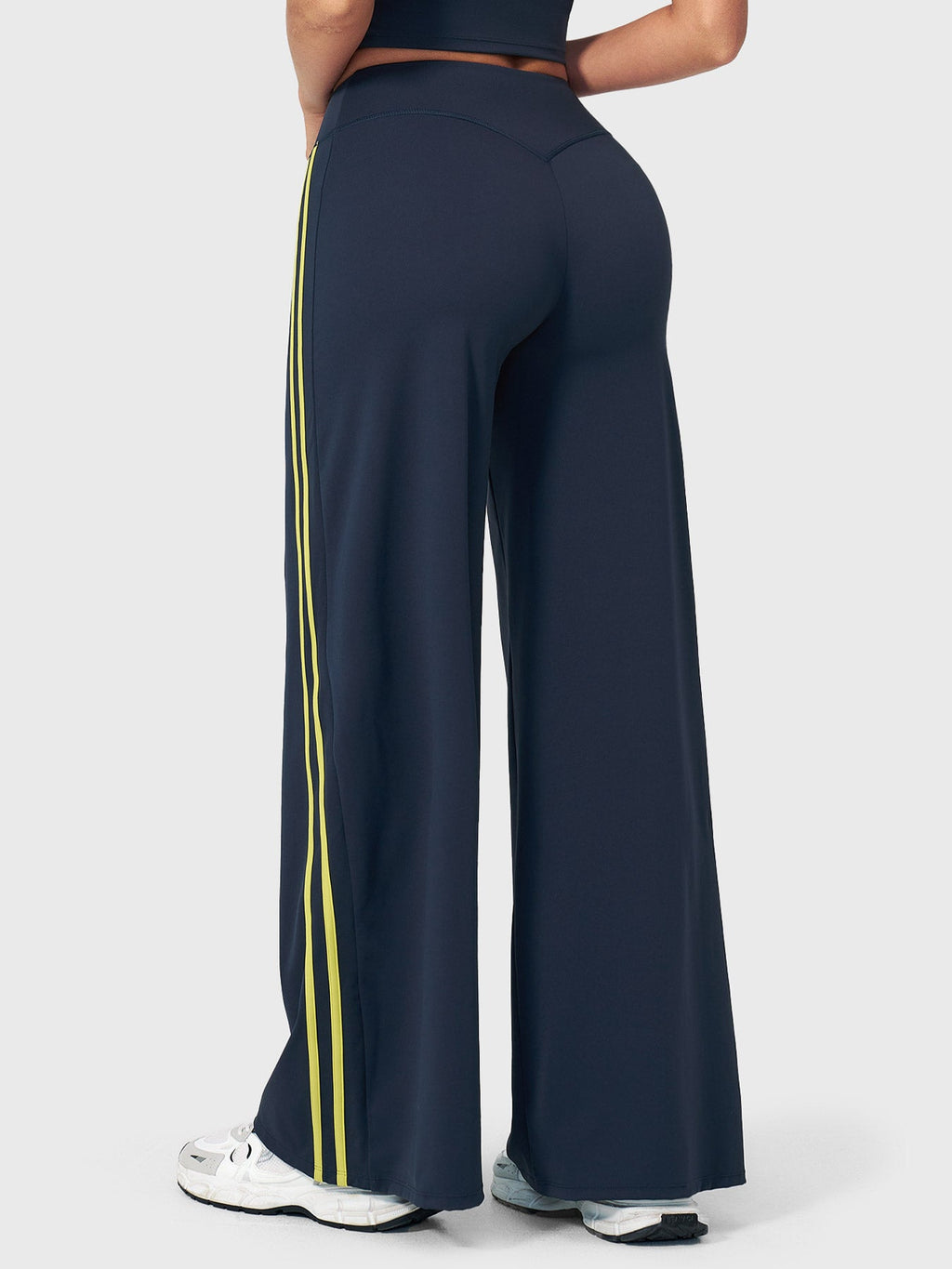 Ease Stylish Side-Stripe Straight-Leg Leggings