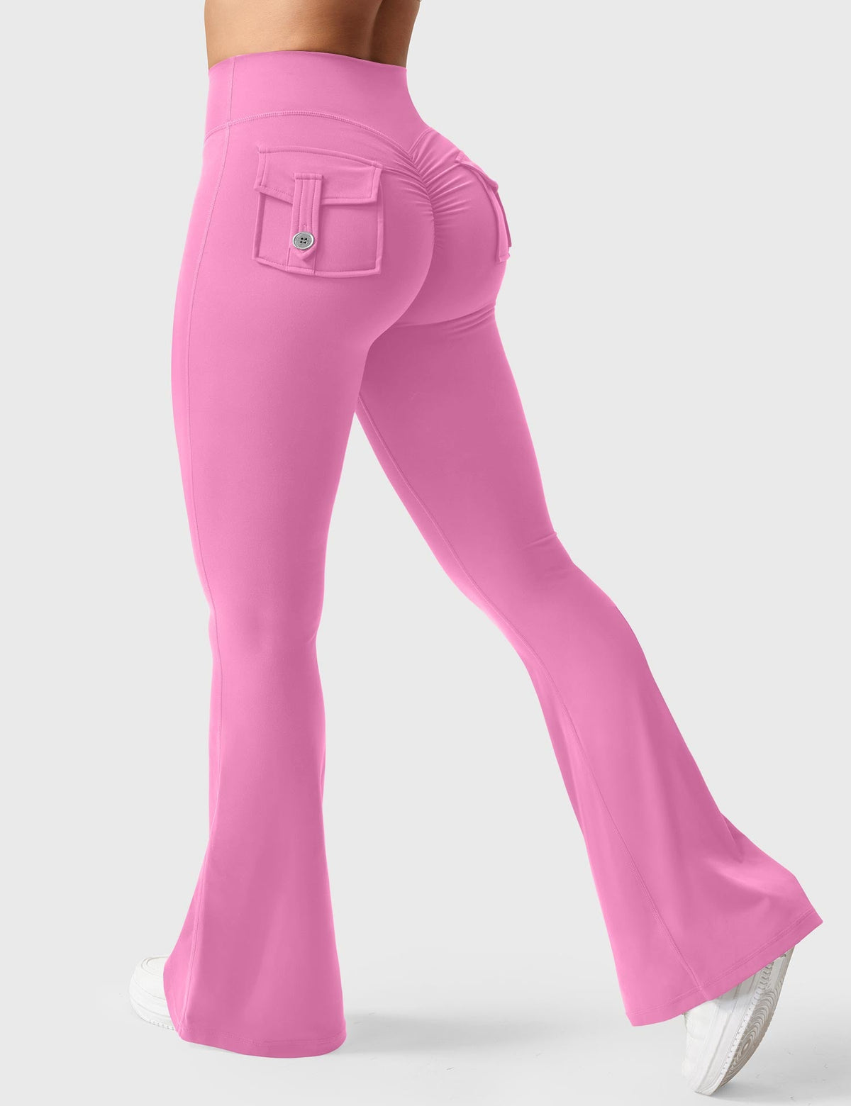 Brittany Flared Leggings with Functional Pockets