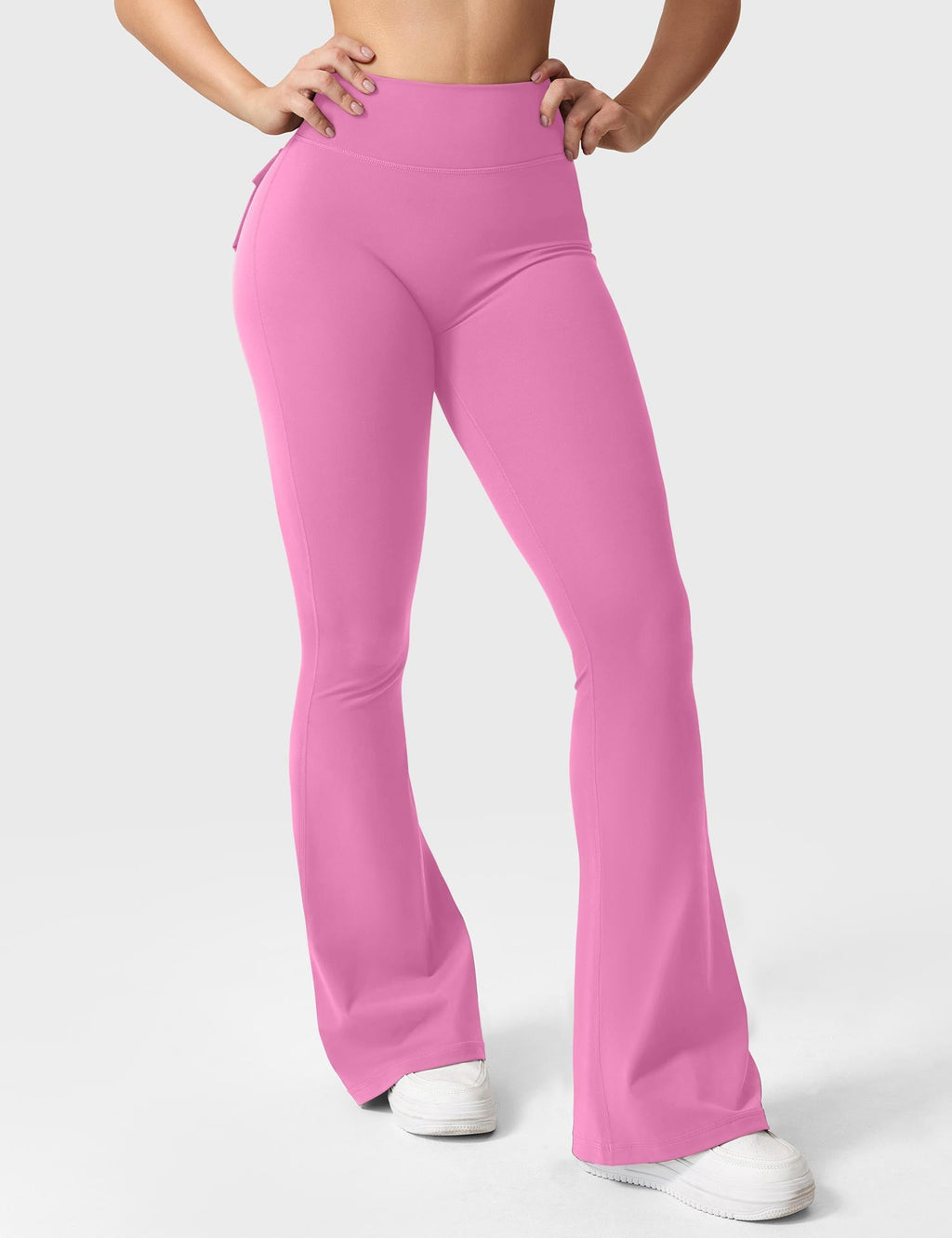 Brittany Flared Leggings with Functional Pockets