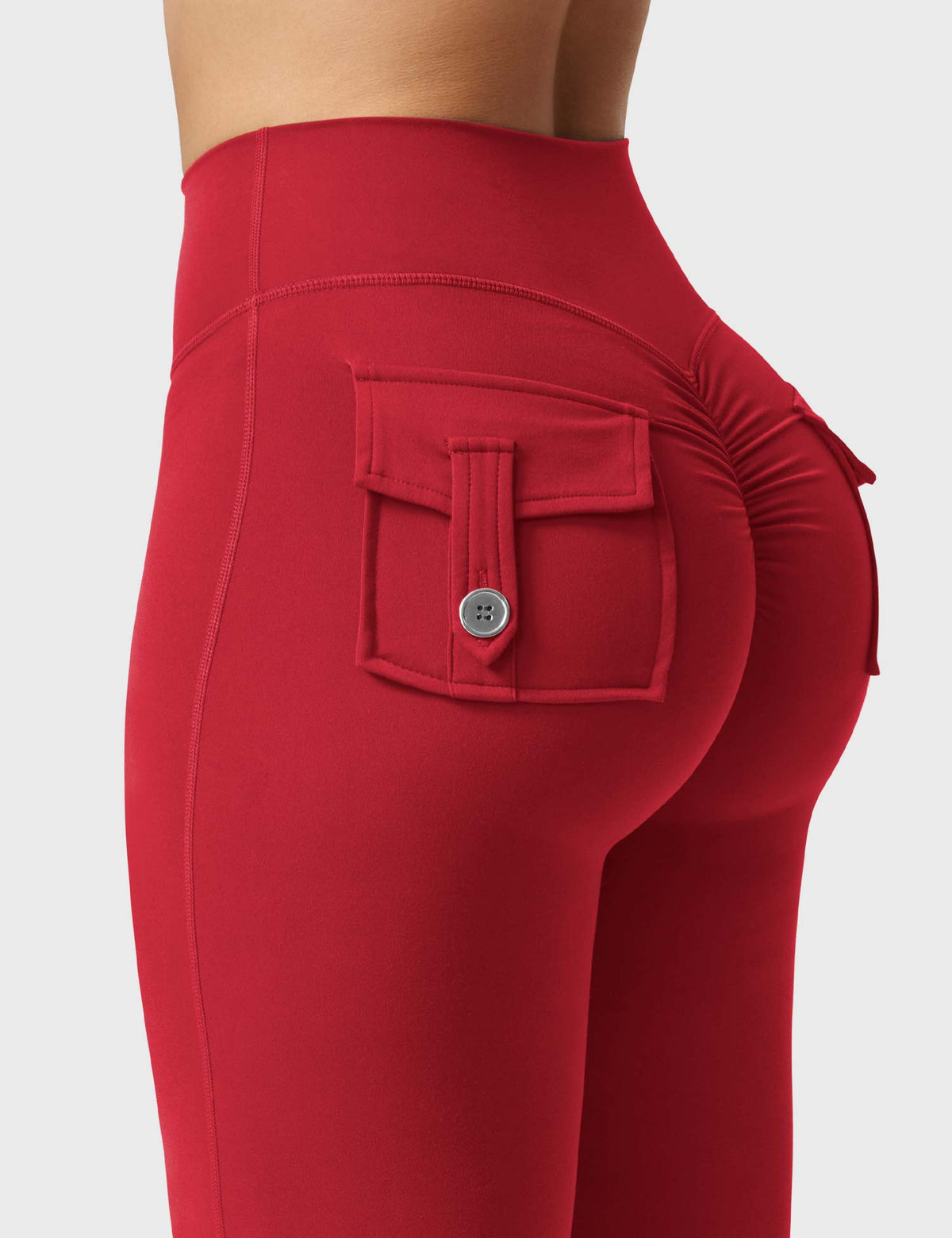Brittany Flared Leggings with Functional Pockets