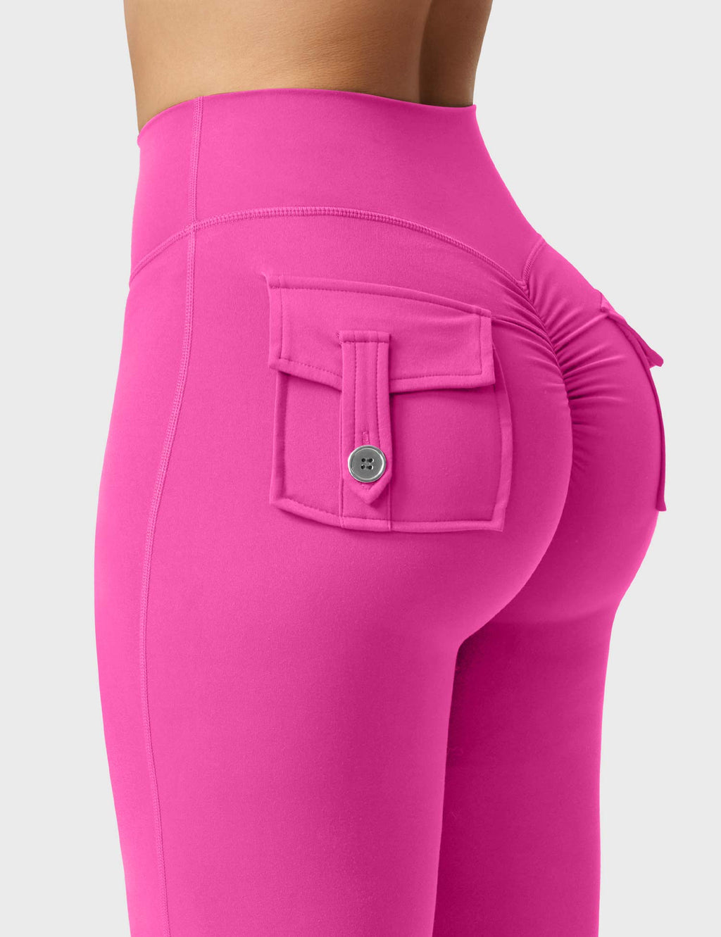 Brittany Flared Leggings with Functional Pockets