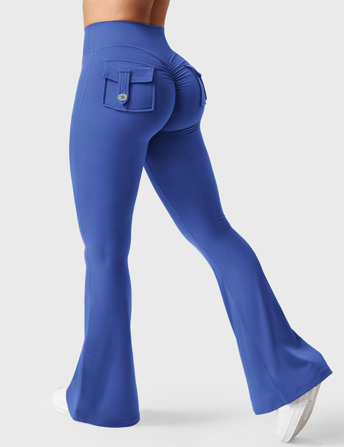 Brittany Flared Leggings with Functional Pockets