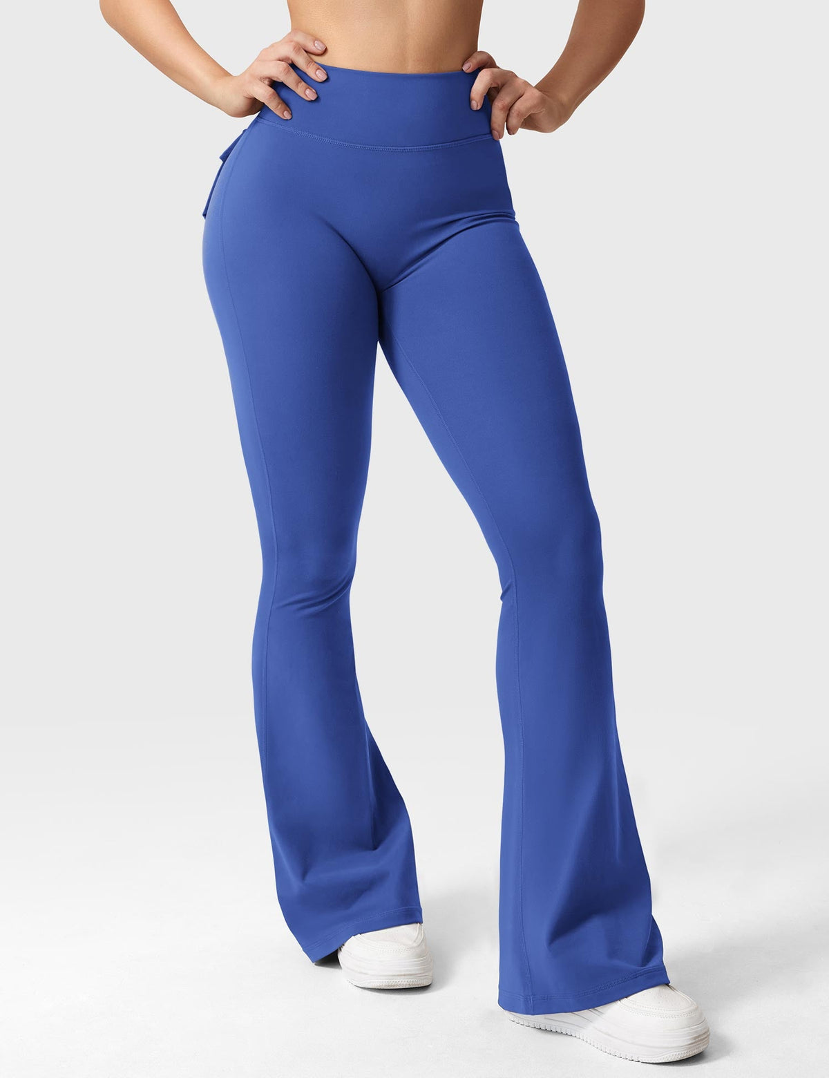 Brittany Flared Leggings with Functional Pockets