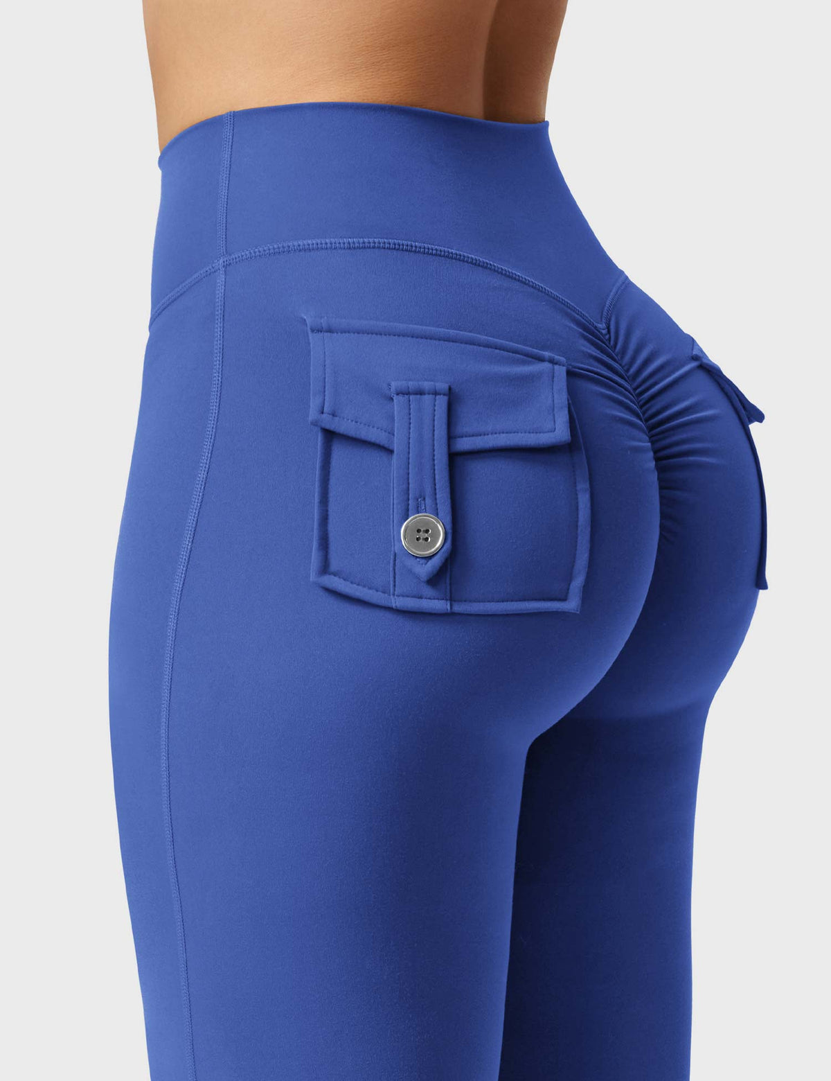 Brittany Flared Leggings with Functional Pockets