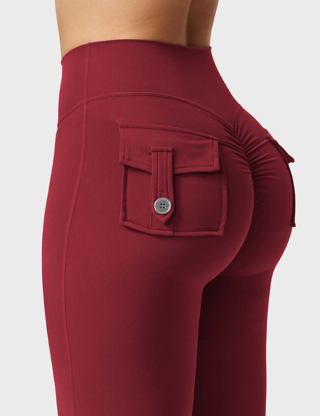 Brittany Flared Leggings with Functional Pockets