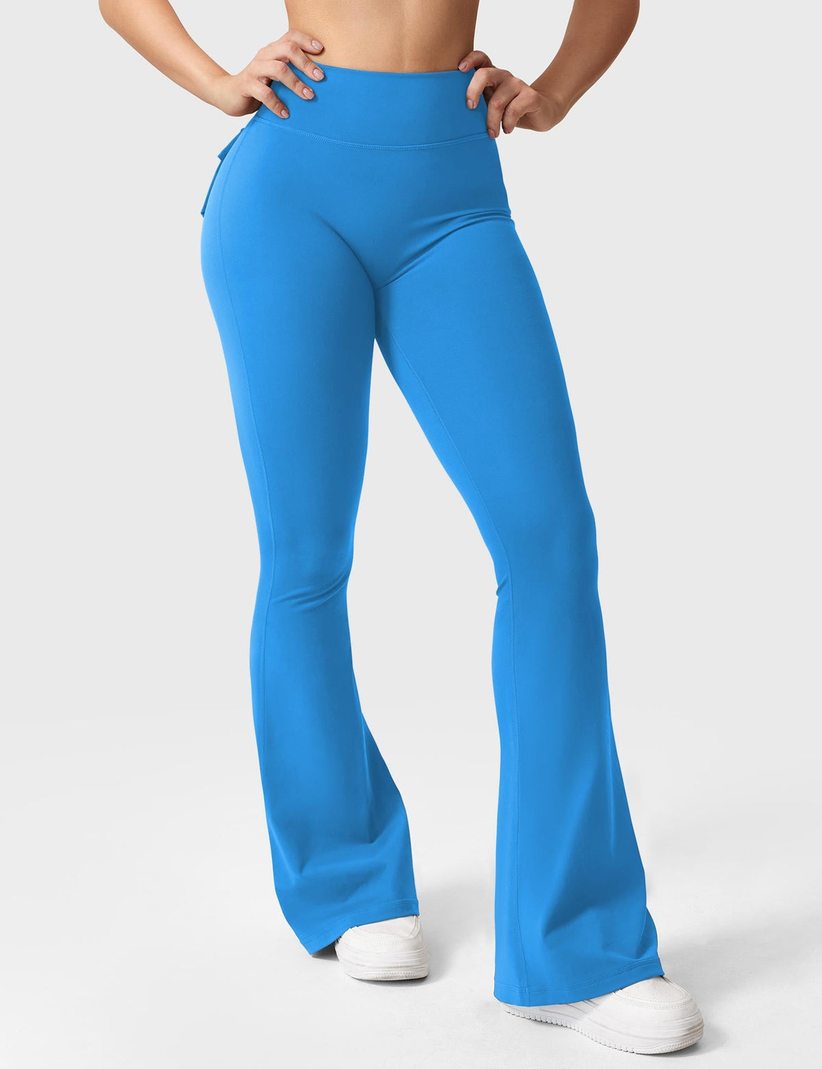 Brittany Flared Leggings with Functional Pockets