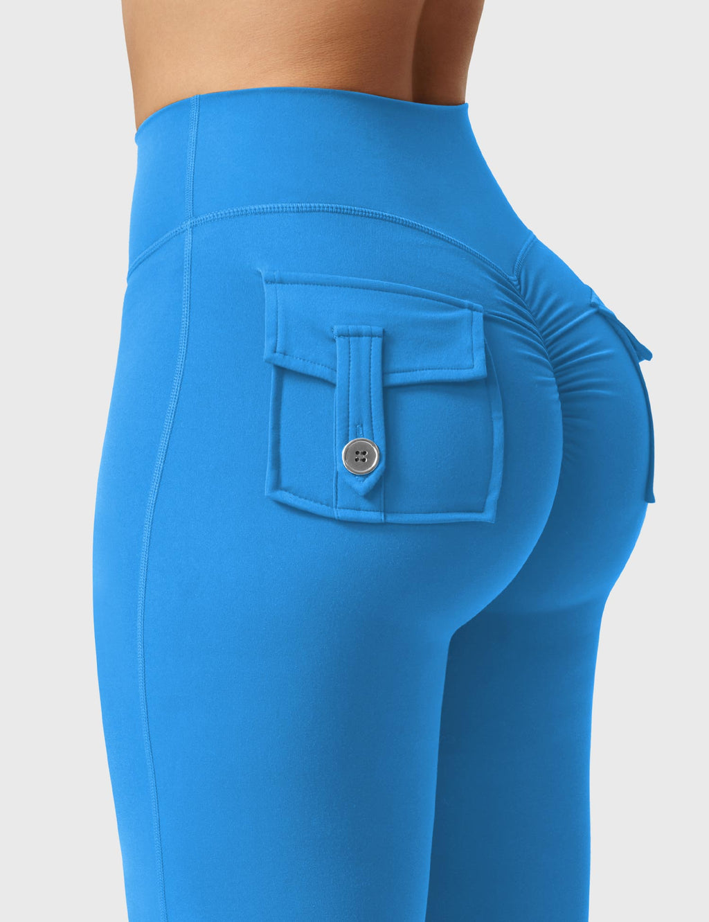Brittany Flared Leggings with Functional Pockets