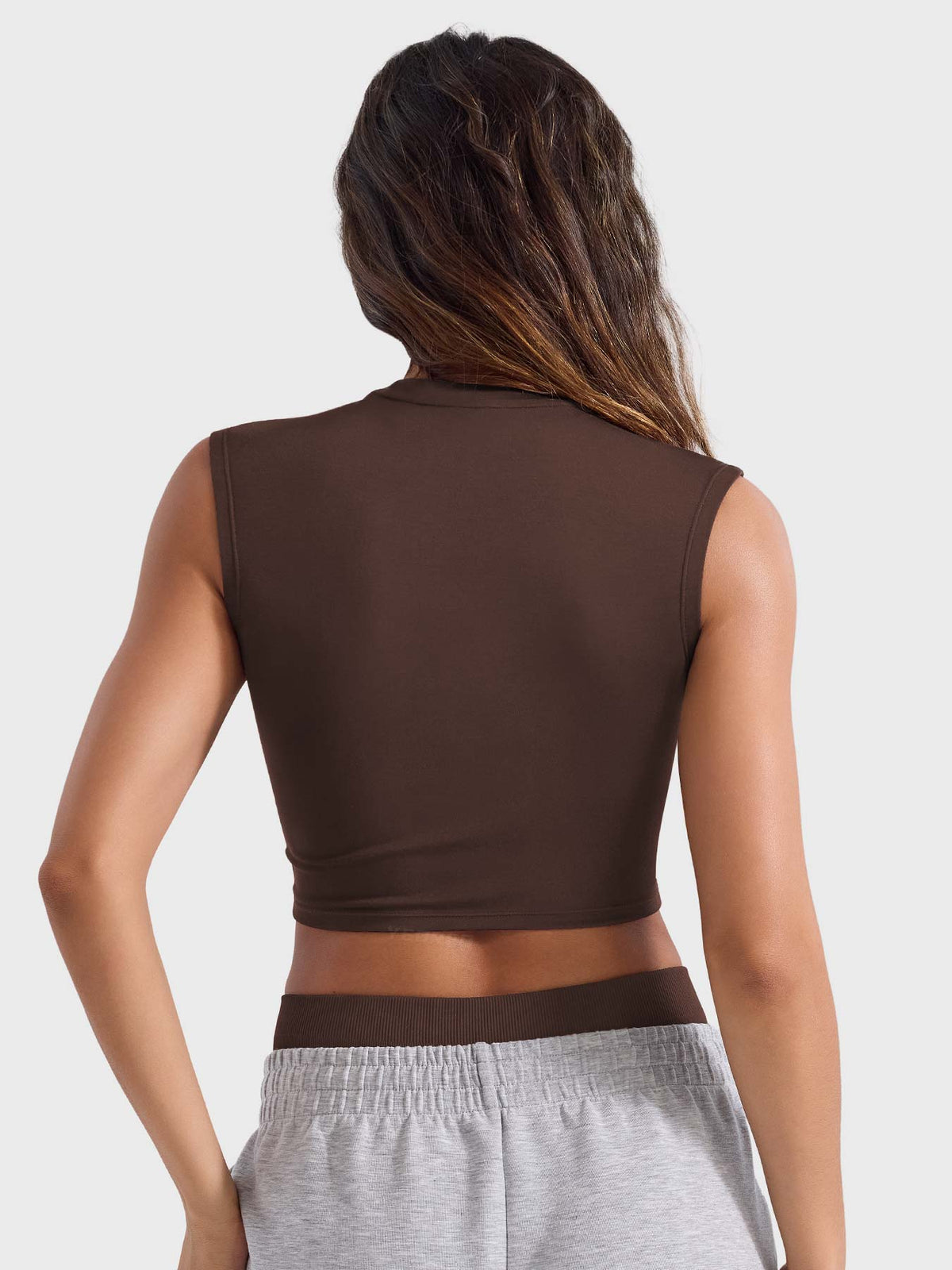 Monathic CoreFlex Stylish Sleeveless Cropped Tank Top